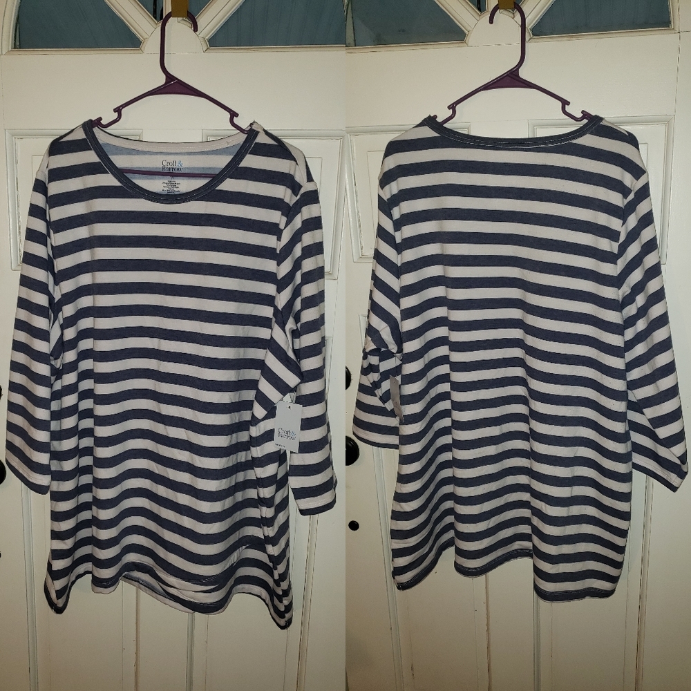 Croft & Barrow 3/4 Sleeve Top